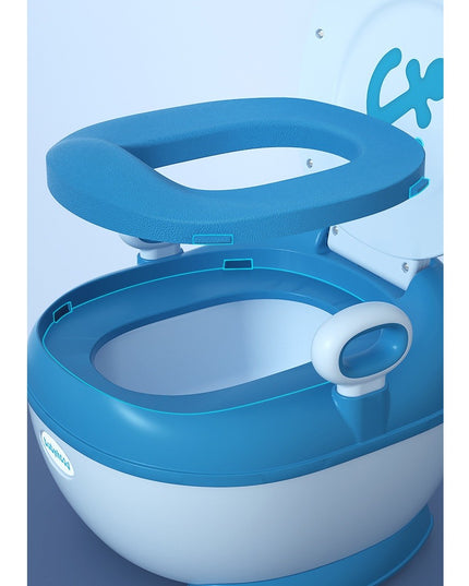 Olita pentru Copii, +1an, Portabila, Design cu Ancora, cu Capac, Model Prietenos, Non-Toxic, Compartiment Detasabil, cu Manere, cu 4 Picioare, Usor de Curatat