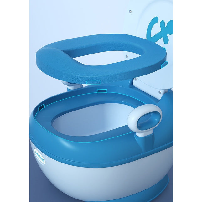 Olita pentru Copii, +1an, Portabila, Design cu Ancora, cu Capac, Model Prietenos, Non-Toxic, Compartiment Detasabil, cu Manere, cu 4 Picioare, Usor de Curatat