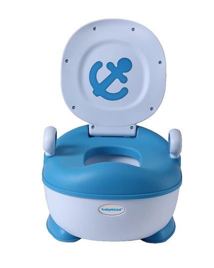 Olita pentru Copii, +1an, Portabila, Design cu Ancora, cu Capac, Model Prietenos, Non-Toxic, Compartiment Detasabil, cu Manere, cu 4 Picioare, Usor de Curatat