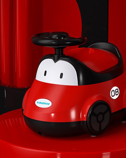 Olita pentru Copii, +1an, Portabila, Design Masinuta cu Capac, Model Prietenos, Non-Toxic, Compartiment Detasabil, Usor de Curatat