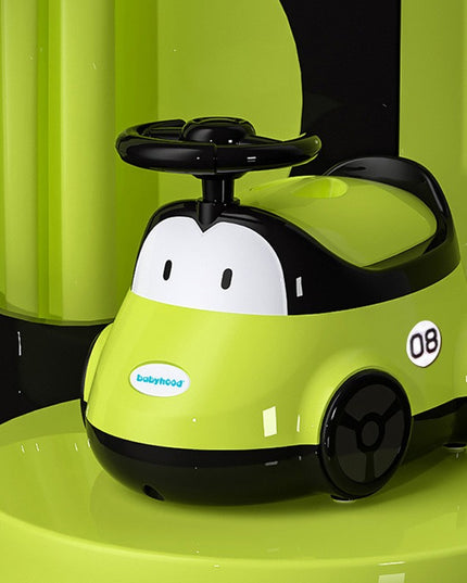 Olita pentru Copii, +1an, Portabila, Design Masinuta cu Capac, Model Prietenos, Non-Toxic, Compartiment Detasabil, Usor de Curatat