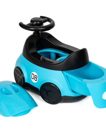 Olita pentru Copii, +1an, Portabila, Design Masinuta cu Capac, Model Prietenos, Non-Toxic, Compartiment Detasabil, Usor de Curatat