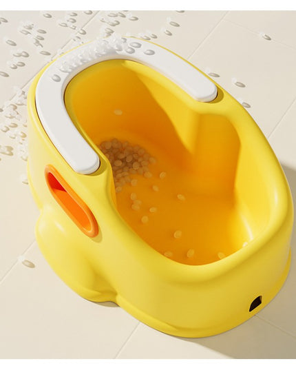 Olita pentru Copii, +1an, Portabila, Design Ratusca, Model Prietenos, Non-Toxic, Compartiment Detasabil, cu Maner, Usor de Curatat