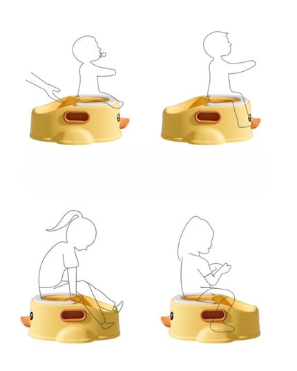 Olita pentru Copii, +1an, Portabila, Design Ratusca, Model Prietenos, Non-Toxic, Compartiment Detasabil, cu Maner, Usor de Curatat