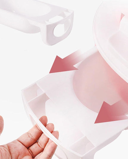 Olita pentru Copii, +1an, Portabila, Design Vacuta cu Capac, Model Prietenos, Non-Toxic, cu Manere, Compartiment Detasabil, Perie Inclusa, Usor de Curatat