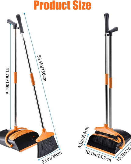 Set matura si faras cu coada, Pentru uz casnic, Plastic/Otel, / , Depozitare verticala, 26x25.5x83 cm