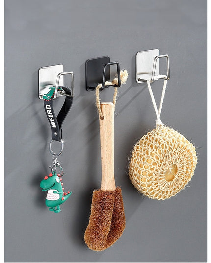 Organizator bucatarie cu adeziv, carlig-suport pentru burete, accesorii bucatarie,otel inoxidabil