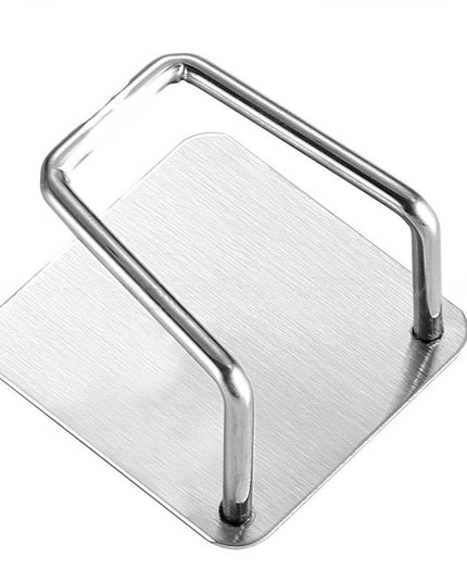 Organizator bucatarie cu adeziv, carlig-suport pentru burete, accesorii bucatarie,otel inoxidabil