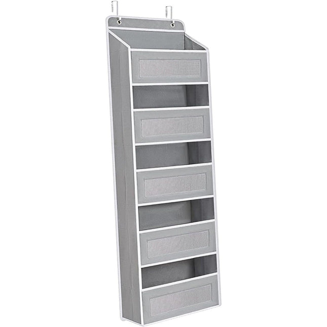 Organizator Suspendat pentru Usi, din Nailon si Plasa, Baza de Carton Ingrosat, 5 Buzunare Principale + 5 Buzunare Laterale,2 Carlige Incluse
