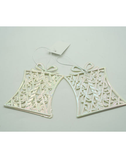 Ornament brad de Craciun, Perlat, in forma de Cadou, x , Plastic