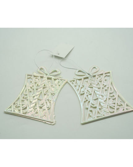 Ornament brad de Craciun, Perlat, in forma de Cadou, x , Plastic