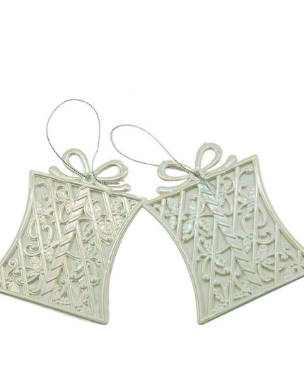 Ornament brad de Craciun, Perlat, in forma de Cadou, x , Plastic