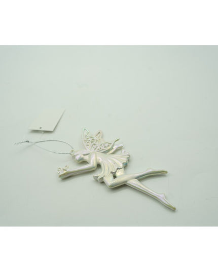 Ornament brad de Craciun, Perlat, in forma de Inger, x , Plastic