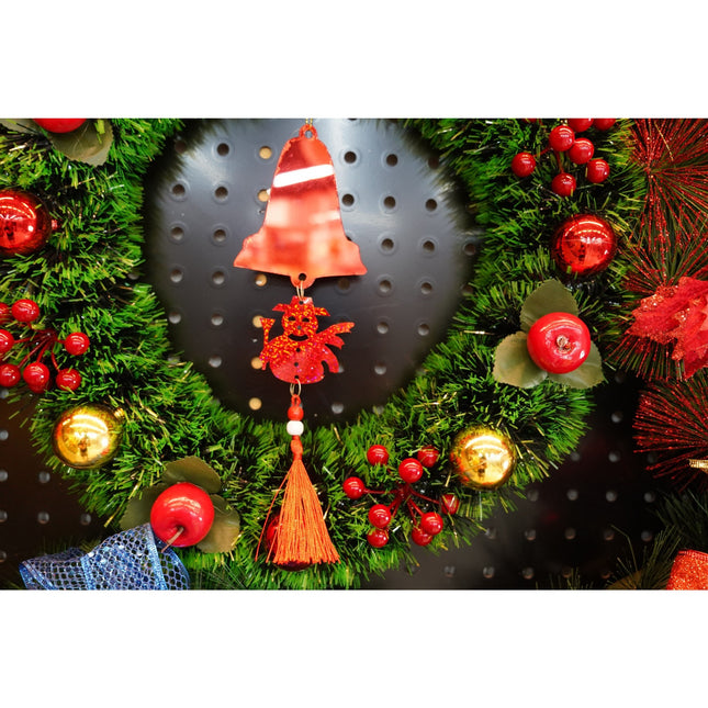 Ornament brad, Clopotel, Om de zapada