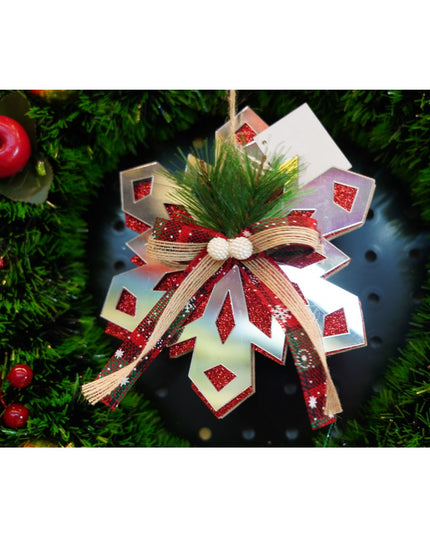 Ornament brad, Fulg de nea