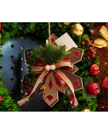 Ornament brad, Fulg de nea