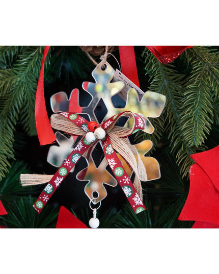 Ornament brad, Fulg de nea