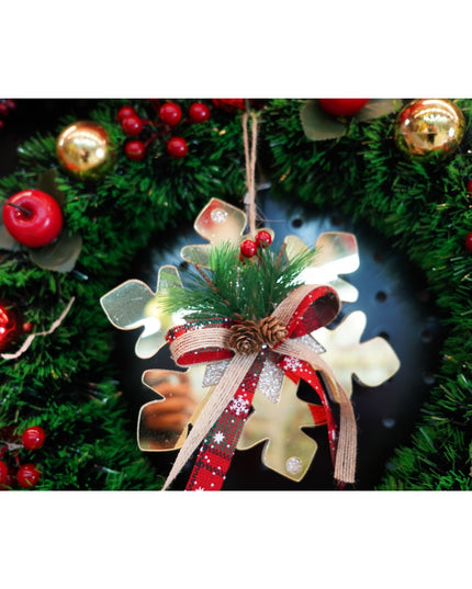 Ornament brad, Fulg de nea