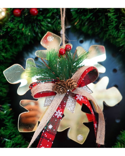 Ornament brad, Fulg de nea