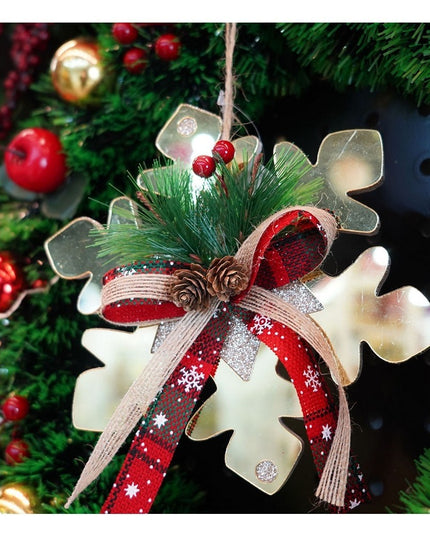 Ornament brad, Fulg de nea