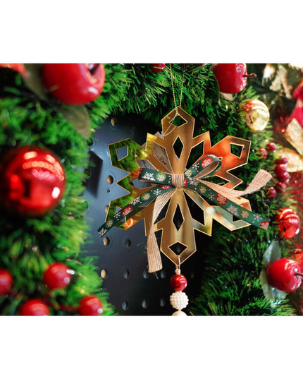 Ornament brad, Fulg de nea