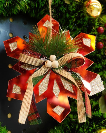 Ornament brad, Fulg de nea