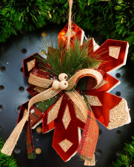 Ornament brad, Fulg de nea