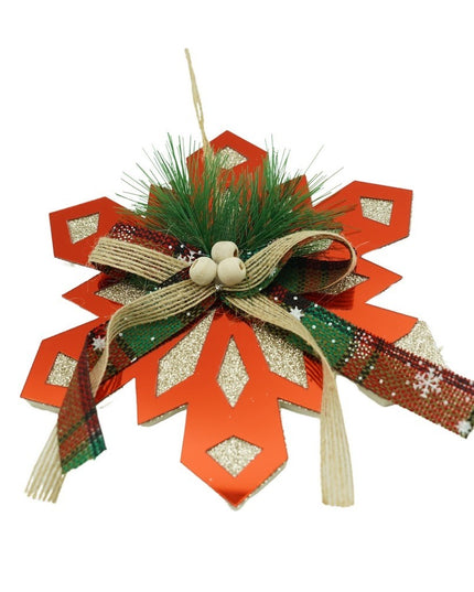 Ornament brad, Fulg de nea