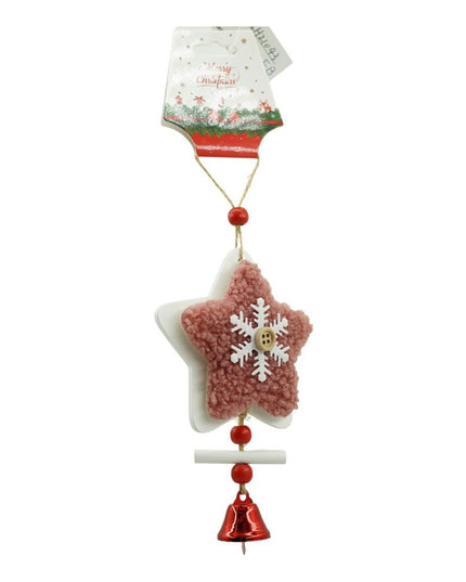 Ornament de brad broderie cu stea