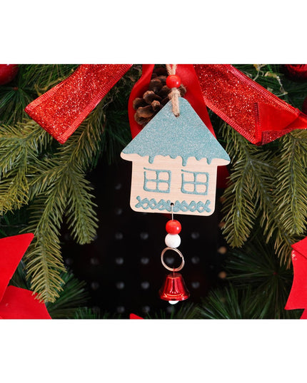 Ornament de brad casuta