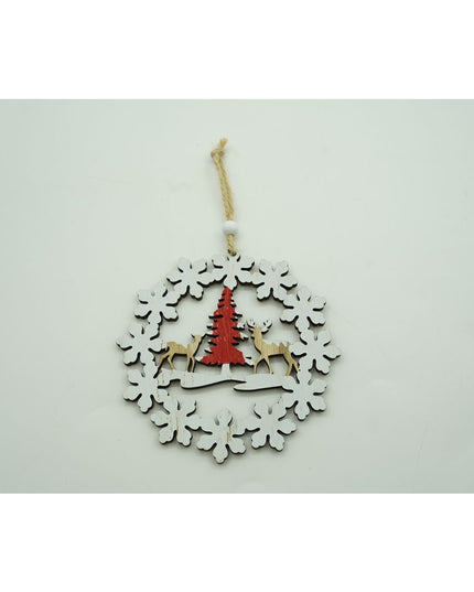 Ornament de brad cerbi cu brad