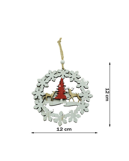 Ornament de brad cerbi cu brad