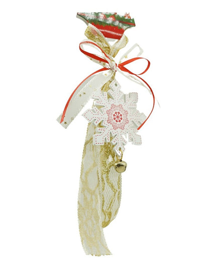 Ornament de brad fulg de nea