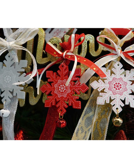 Ornament de brad fulg de nea