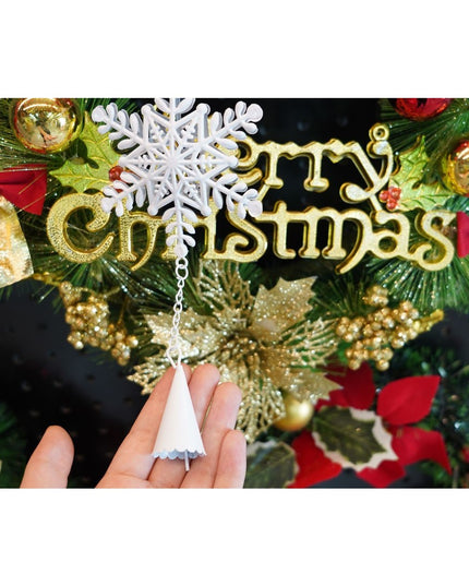 Ornament de brad fulg de nea