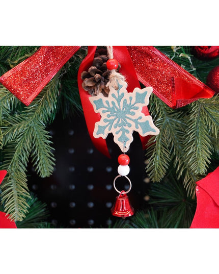 Ornament de brad fulg de nea