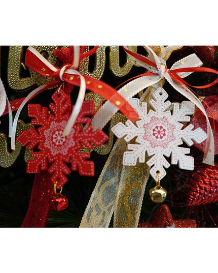 Ornament de brad fulg de nea