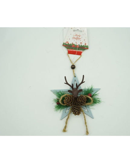 Ornament de brad stea cu cerb