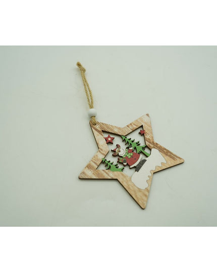 Ornament de brad stea cu ren