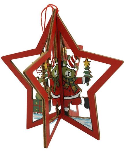 Ornament de brad stea