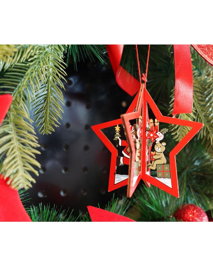 Ornament de brad stea