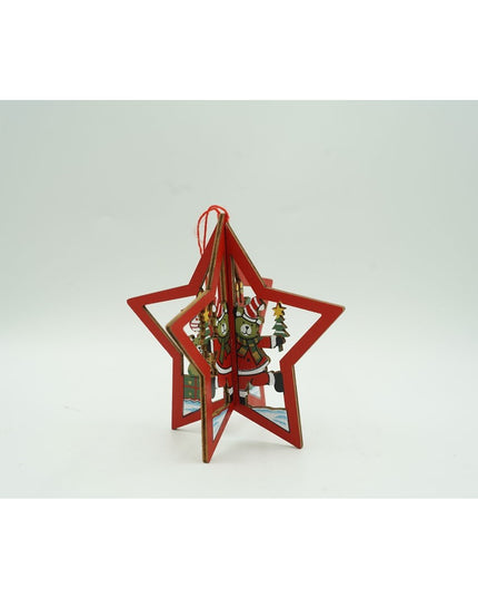 Ornament de brad stea