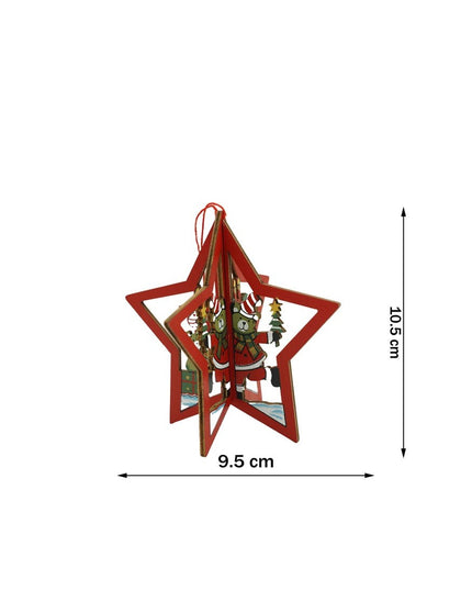 Ornament de brad stea