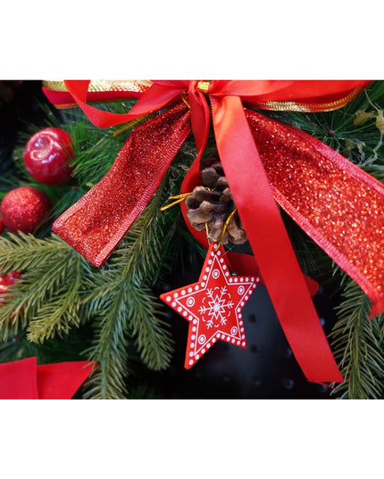 Ornament de brad stea