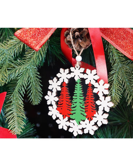 Ornament de brad trei brazi