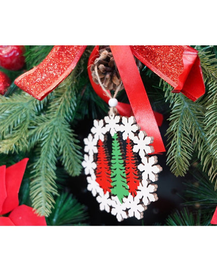 Ornament de brad trei brazi