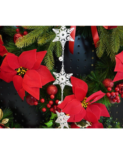 Ornament de brad trei fulgi de nea