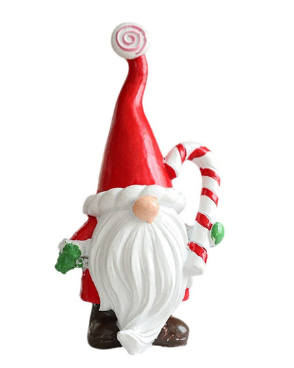 Ornament de Craciun din Rasina pentru Decor, Model Spiridus, Decoratiune de Birou pentru Craciun