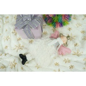 Ornament de Craciun ingeras, / , textil, 51 cm