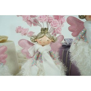 Ornament de Craciun ingeras, / , textil, 51 cm